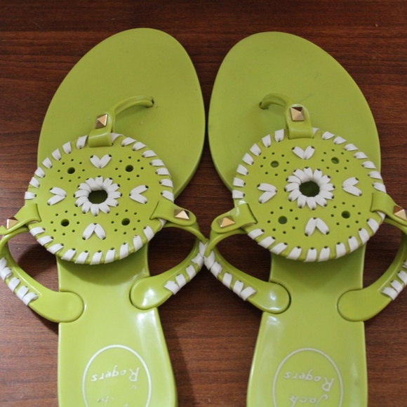 Women's Jack Roger's Georgica Jelly Flip Flops - Picture 5 of 7